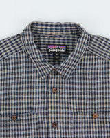 Vintage Patagonia Organic Hemp Plaid Short Sleeve Shirt - M