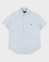 Vintage Ralph Lauren Striped Classic Pony Short Sleeve Pocket Shirt - M