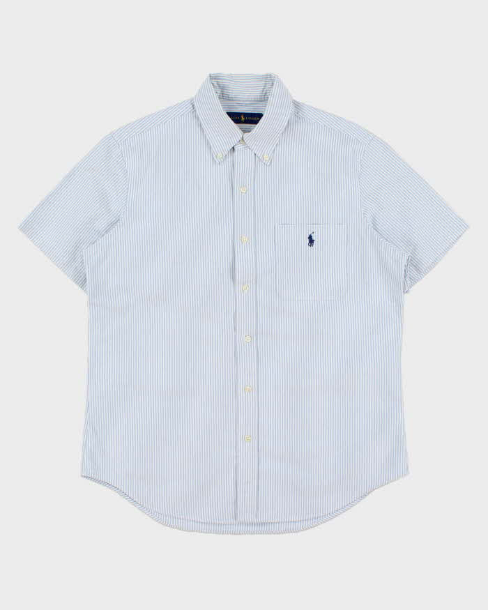 Vintage Ralph Lauren Striped Classic Pony Short Sleeve Pocket Shirt - M