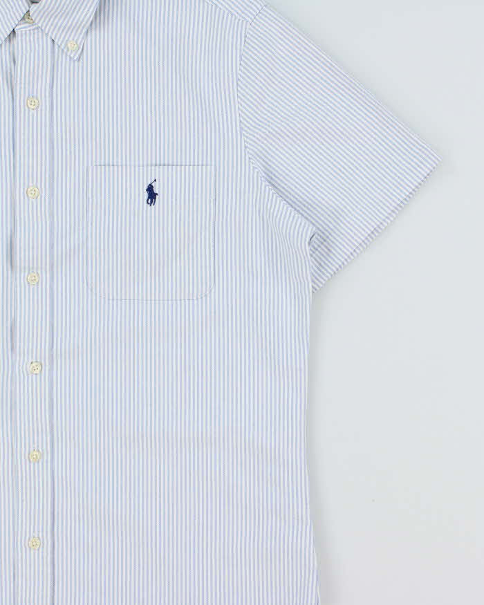 Vintage Ralph Lauren Striped Classic Pony Short Sleeve Pocket Shirt - M