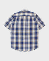 Vintage Carhartt Plaid Relaxed Fit Short Sleeve Pocket Shirt - L