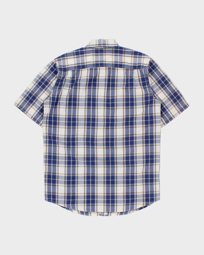 Vintage Carhartt Plaid Relaxed Fit Short Sleeve Pocket Shirt - L