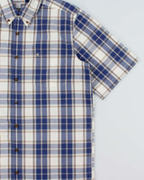 Vintage Carhartt Plaid Relaxed Fit Short Sleeve Pocket Shirt - L
