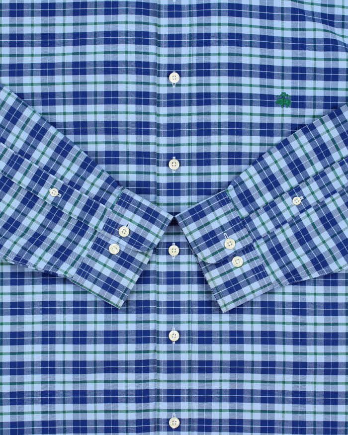 Vintage Brooks Brothers Tartan Plaid Supima Cotton Long Sleeve Shirt - L
