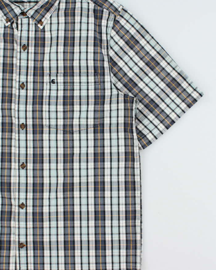 Vintage Carhartt Plaid Relaxed Fit Short Sleeve Shirt - L
