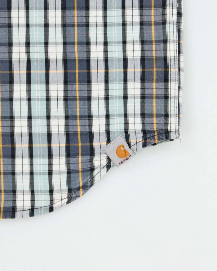 Vintage Carhartt Plaid Relaxed Fit Short Sleeve Shirt - L
