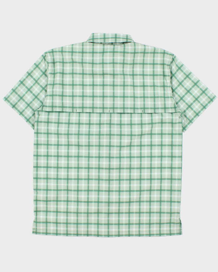 Vintage Carhartt Force Sun Defender Plaid Short Sleeve Relaxed Fit Shirt - M