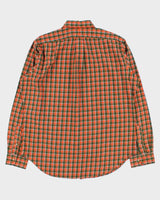 Vintage 1990s Ralph Lauren Tartan Plaid Classic Fit Long Sleeve Shirt - L