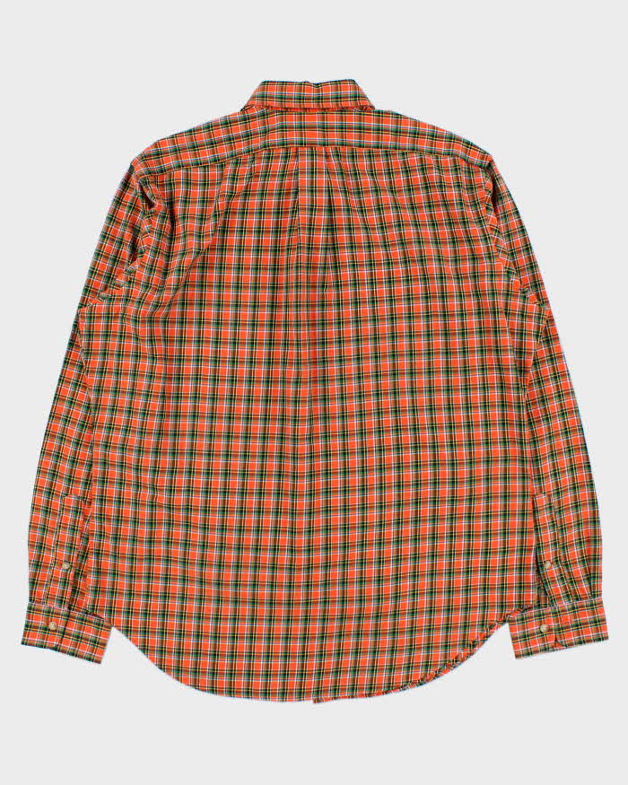 Vintage 1990s Ralph Lauren Tartan Plaid Classic Fit Long Sleeve Shirt - L