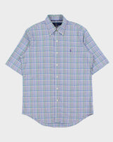 Vintage Ralph Lauren Performance Plaid Short Sleeve Shirt - S