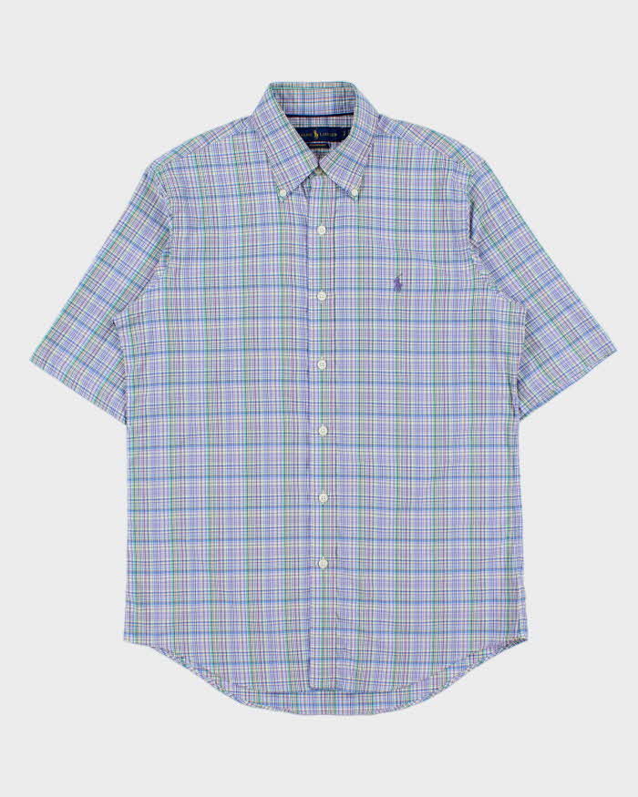 Vintage Ralph Lauren Performance Plaid Short Sleeve Shirt - S