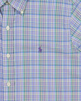 Vintage Ralph Lauren Performance Plaid Short Sleeve Shirt - S