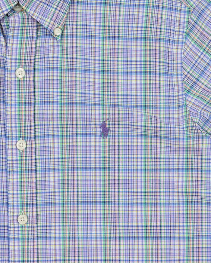 Vintage Ralph Lauren Performance Plaid Short Sleeve Shirt - S