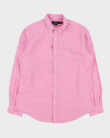 Vintage Polo Ralph Lauren Gingham Check Slim Fit Long Sleeve Shirt - XL