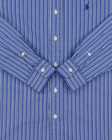 Vintage Y2K 00s Ralph Lauren Striped Classic Pony Custom Fit Long Sleeve Shirt - S