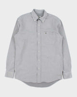 Vintage Y2K 00s Lacoste Classic Croc Regular Fit Long Sleeve Poplin Shirt - M