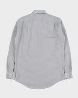 Vintage Y2K 00s Lacoste Classic Croc Regular Fit Long Sleeve Poplin Shirt - M
