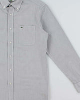 Vintage Y2K 00s Lacoste Classic Croc Regular Fit Long Sleeve Poplin Shirt - M
