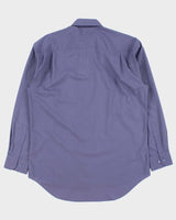 Vintage 1990s Givenchy Monsieur Violet Long Sleeve Dress Shirt - M