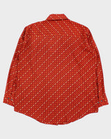 Vintage 1970s Hennessy By Van Heusen Patterned Long Sleeve Shirt - L