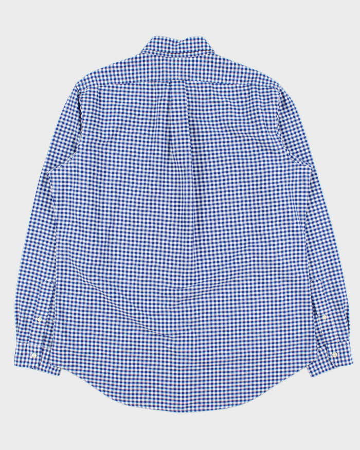 Vintage Ralph Lauren Gingham Check Classic Fit Long Sleeve Oxford Shirt - L