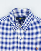 Vintage Ralph Lauren Gingham Check Classic Fit Long Sleeve Oxford Shirt - L