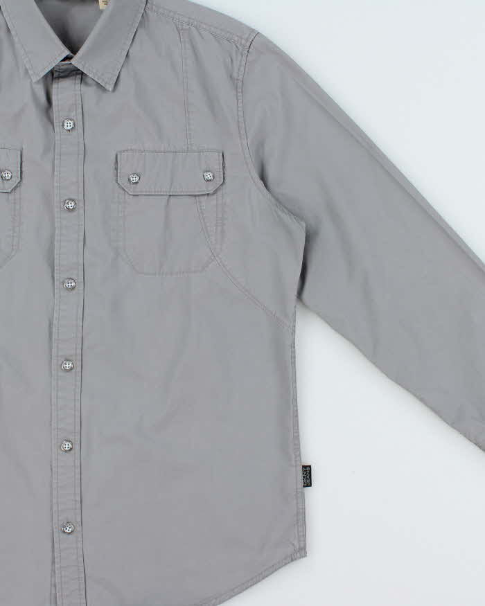 Vintage Y2K 00s DKNY Jeans Constructed Long Sleeve Utility Shirt - M