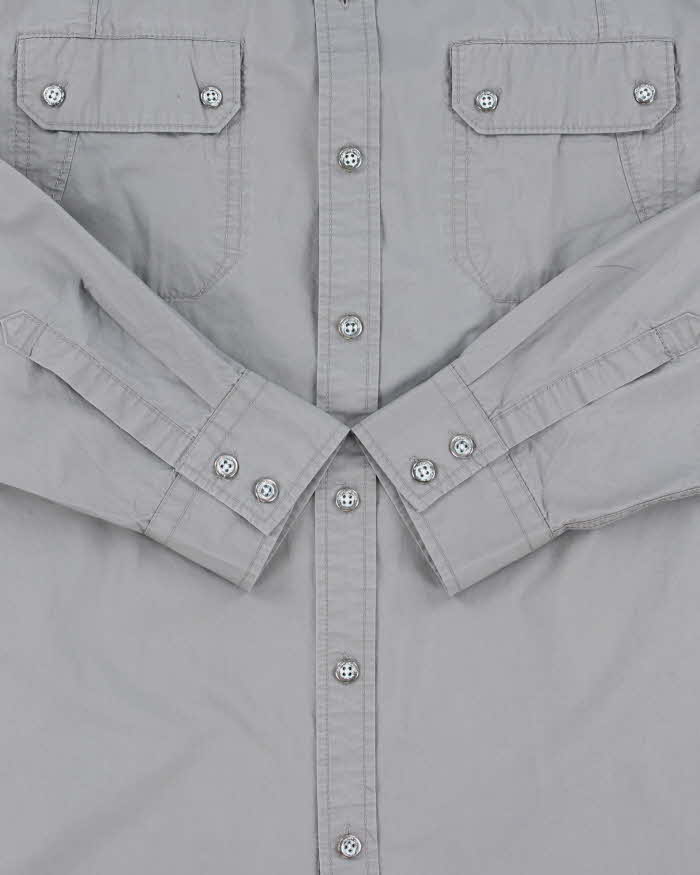 Vintage Y2K 00s DKNY Jeans Constructed Long Sleeve Utility Shirt - M
