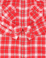 Vintage Nudie Jeans Soft Cotton Plaid Snap Button Long Sleeve Western Shirt - M
