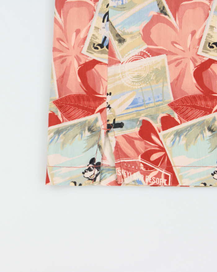 Vintage Tommy Bahama x Disney Parks Mickey Mouse Silk Hawaiian Shirt - L
