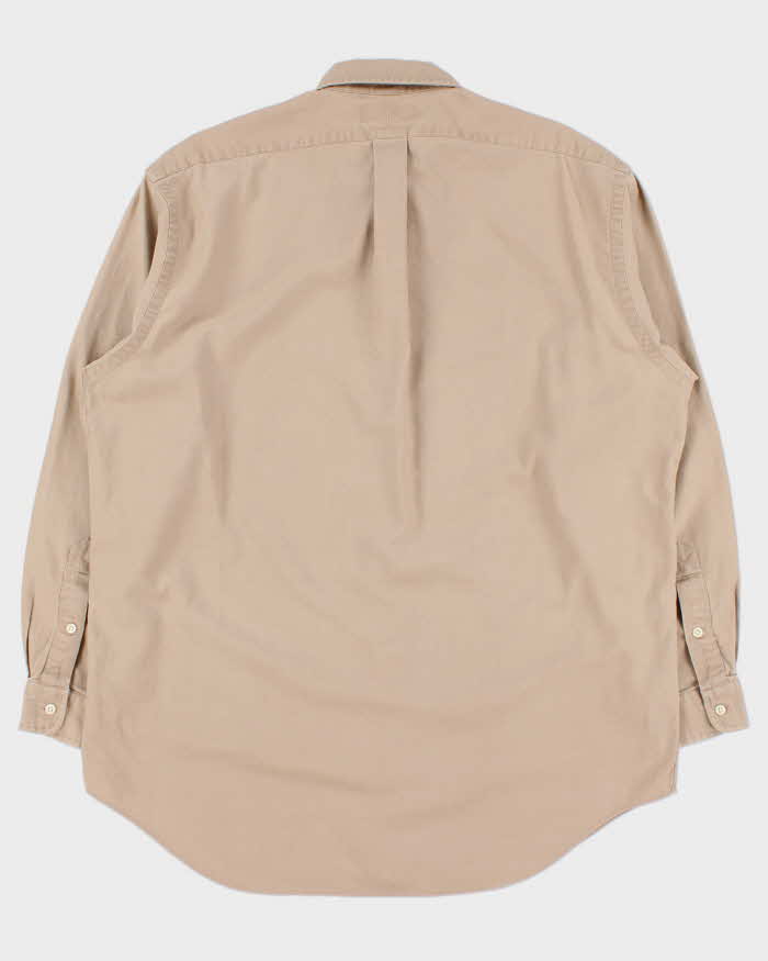 Vintage 1990s Ralph Lauren Khaki Blake Long Sleeve Shirt - L