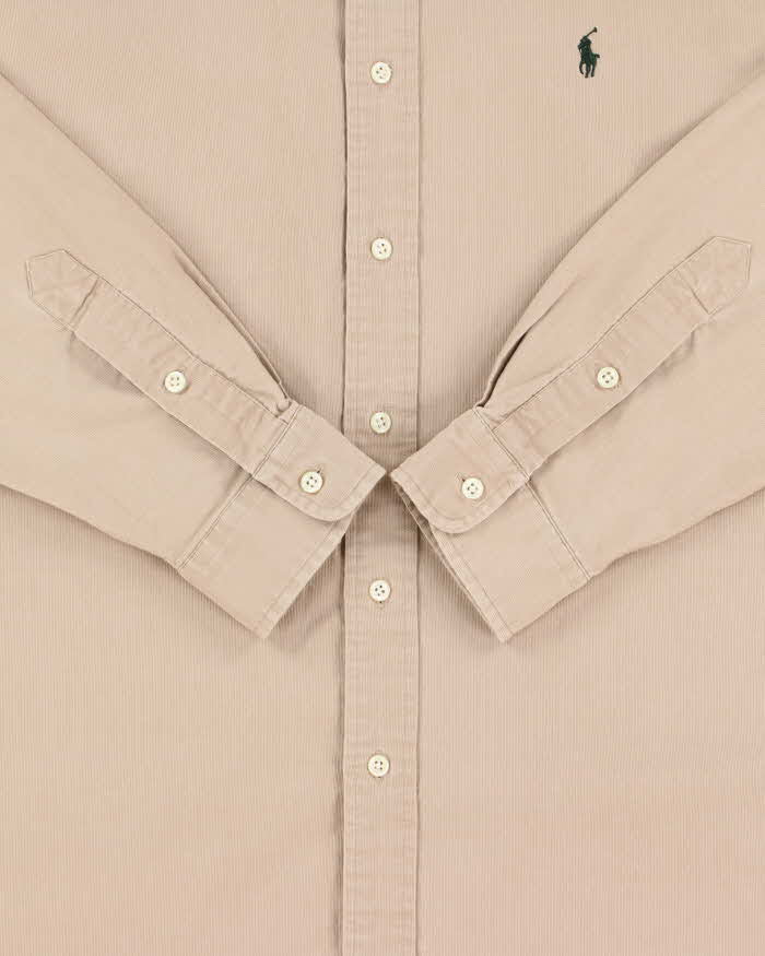 Vintage 1990s Ralph Lauren Khaki Blake Long Sleeve Shirt - L