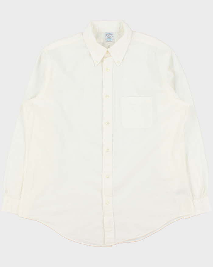 Vintage Brooks Brothers Striped Seersucker Long Sleeve Regent Shirt - XL