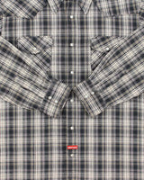 Vintage 1990s Element Checked Western Snap Button Long Sleeve Shirt - L