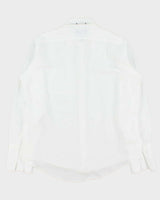 Vintage 1970s Christian Dior Monsieur Durable Press Striped Long Sleeve Dress Shirt - L