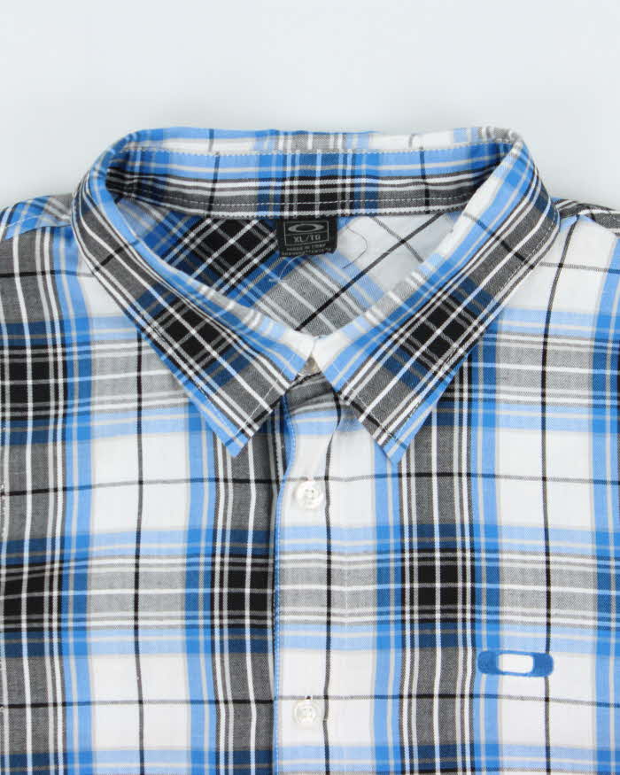 Vintage 2000s Oakley Checked Long Sleeve Shirt - XL