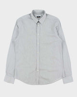 Vintage Versace Collection Striped Long Sleeve Shirt - M