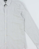 Vintage Versace Collection Striped Long Sleeve Shirt - M