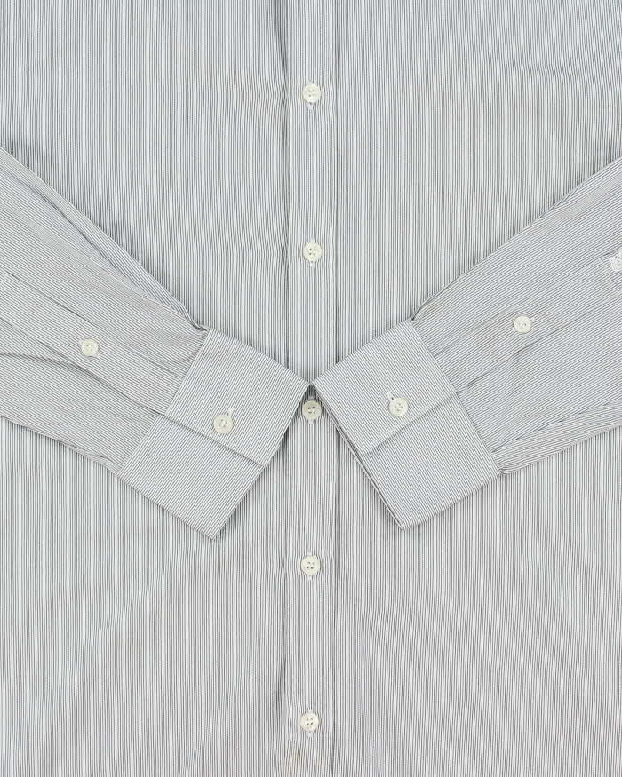 Vintage Versace Collection Striped Long Sleeve Shirt - M