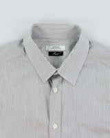 Vintage Versace Collection Striped Long Sleeve Shirt - M