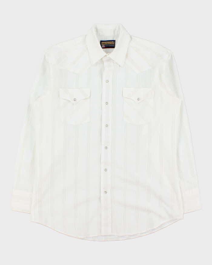 Vintage 1980s Panhandle Slim Western Snap Button Shirt - L