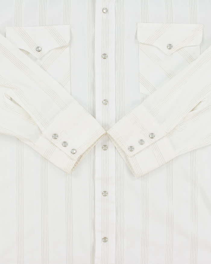 Vintage 1980s Panhandle Slim Western Snap Button Shirt - L