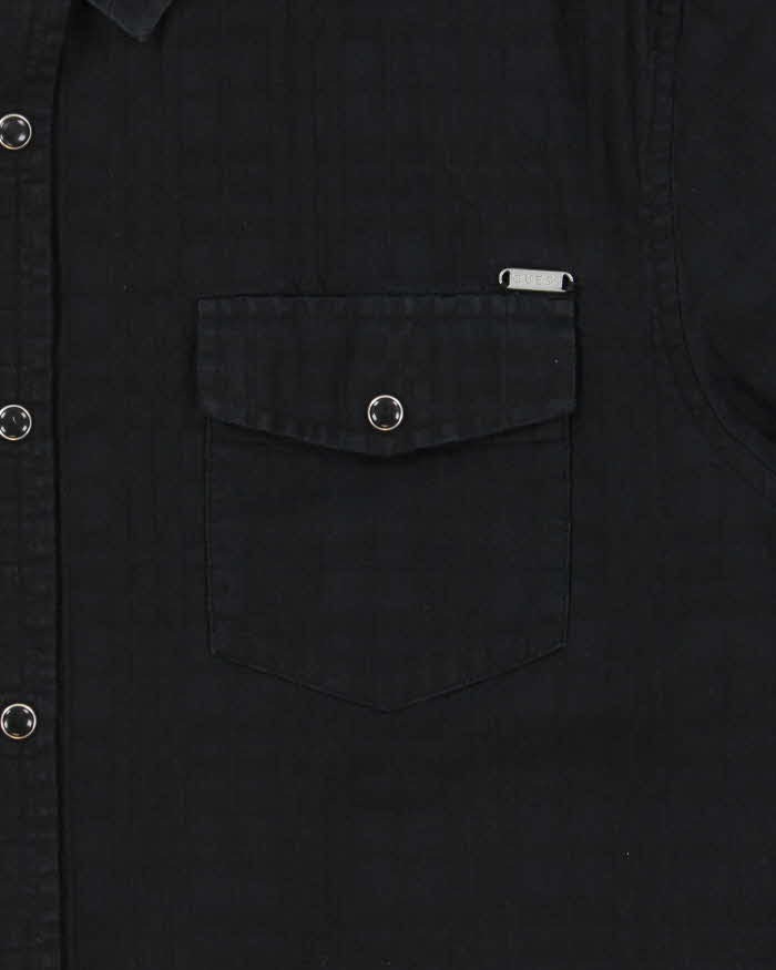 Vintage 2000s Guess Checked Short Sleeve Shirt - XL