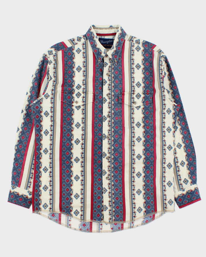 Vintage 1990s Wrangler X-Long Tails Western Shirt - L