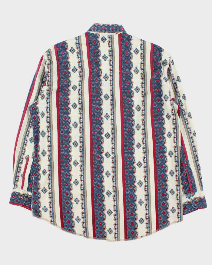 Vintage 1990s Wrangler X-Long Tails Western Shirt - L