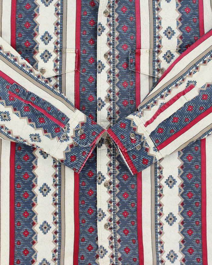 Vintage 1990s Wrangler X-Long Tails Western Shirt - L