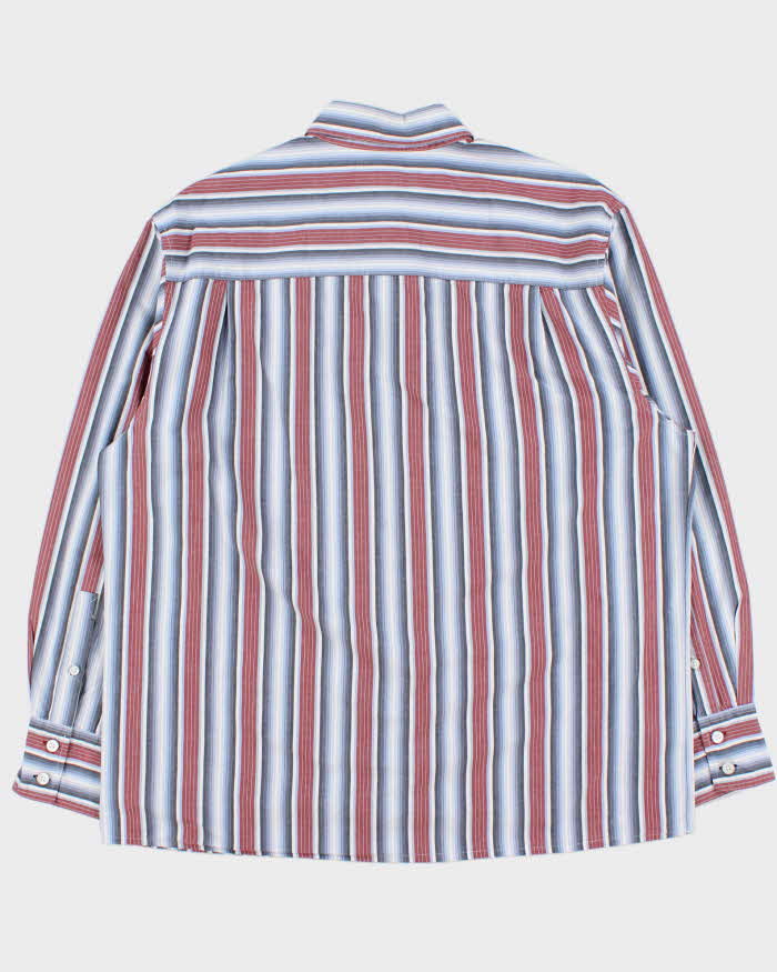 Vintage 1990s Timberland Oversized Stripe Long Sleeve Shirt - L