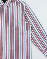 Vintage 1990s Timberland Oversized Stripe Long Sleeve Shirt - L