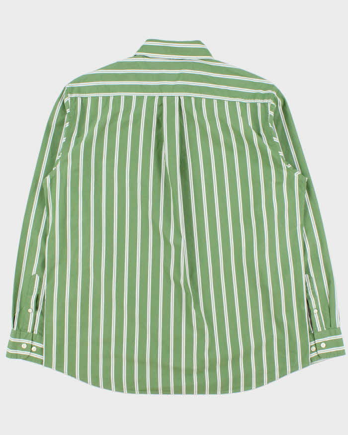 Vintage Eddier Bauer Oversized Stripe Long Sleeve Shirt - L