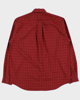 Vintage Eddier Bauer Oversized Heavyweight Checked Long Sleeve Shirt - L